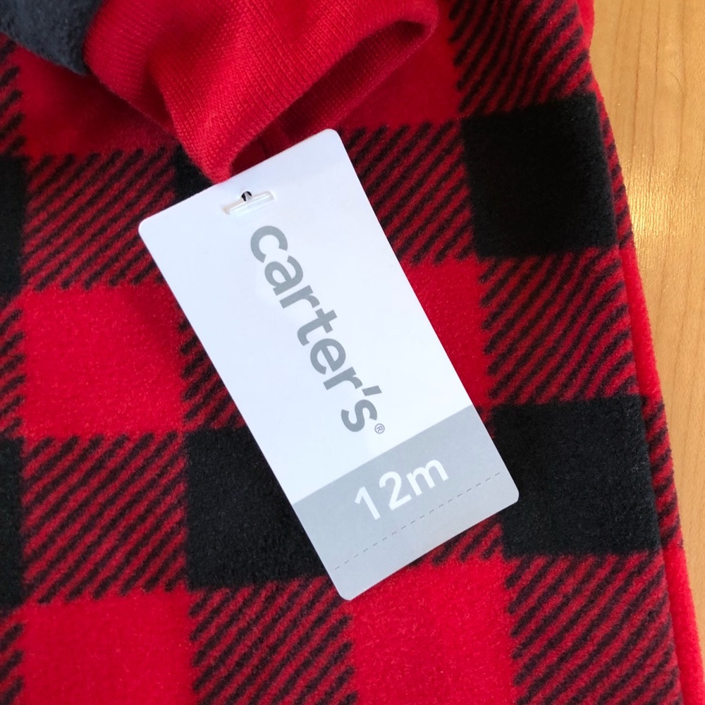 Baby boy fleece winter pajamas - Picture 3 of 7